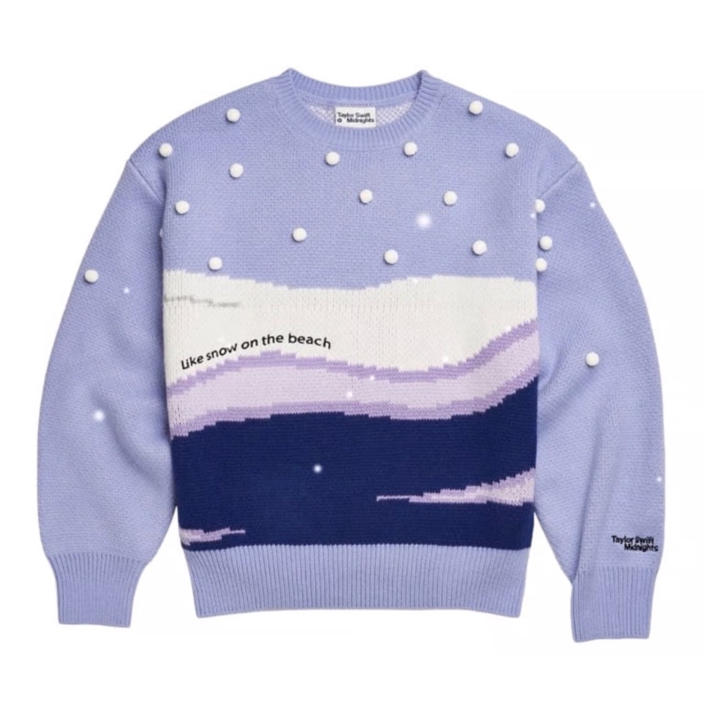 Authentic Taylor Swift Snow on a Beach Sweater - Brand New Unopened - Small